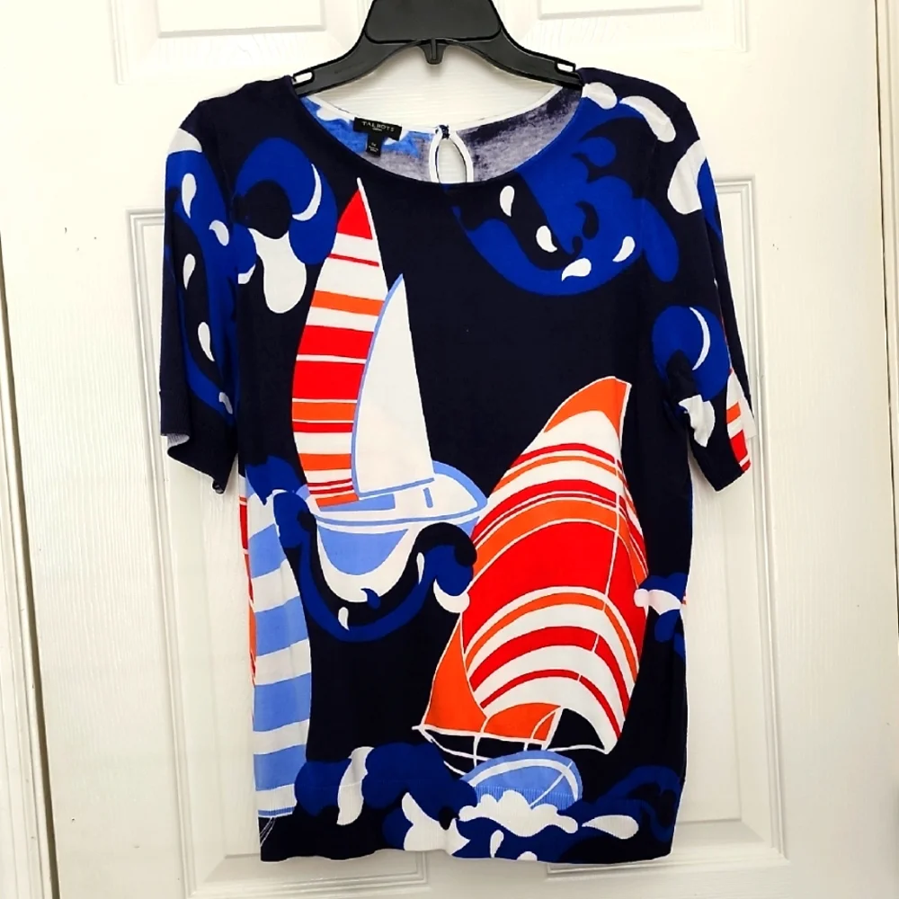 TALBOTS WOMEN'S TOP - Picture 1 of 9